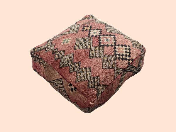 Moroccan Red Pouf