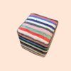 Square tiny pouf in color