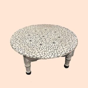 Small morroccan table (white)