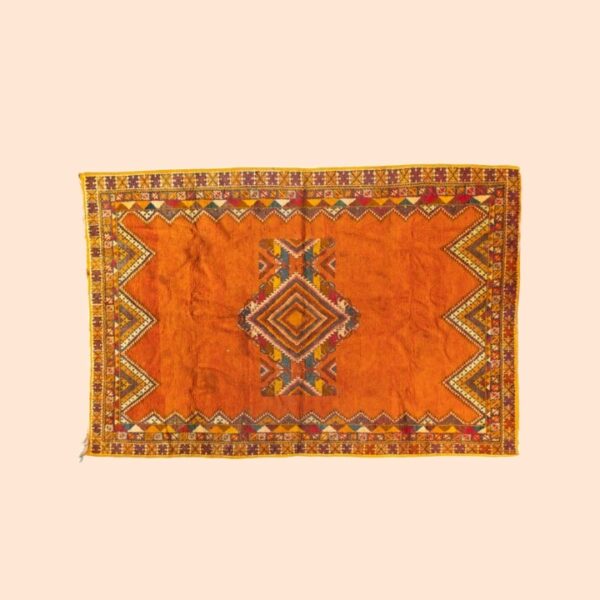 Orange Moroccan Rug