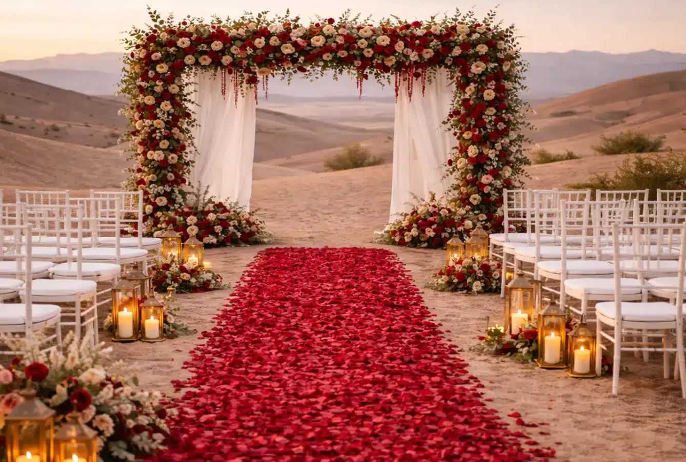 Aisle Petal Pathway